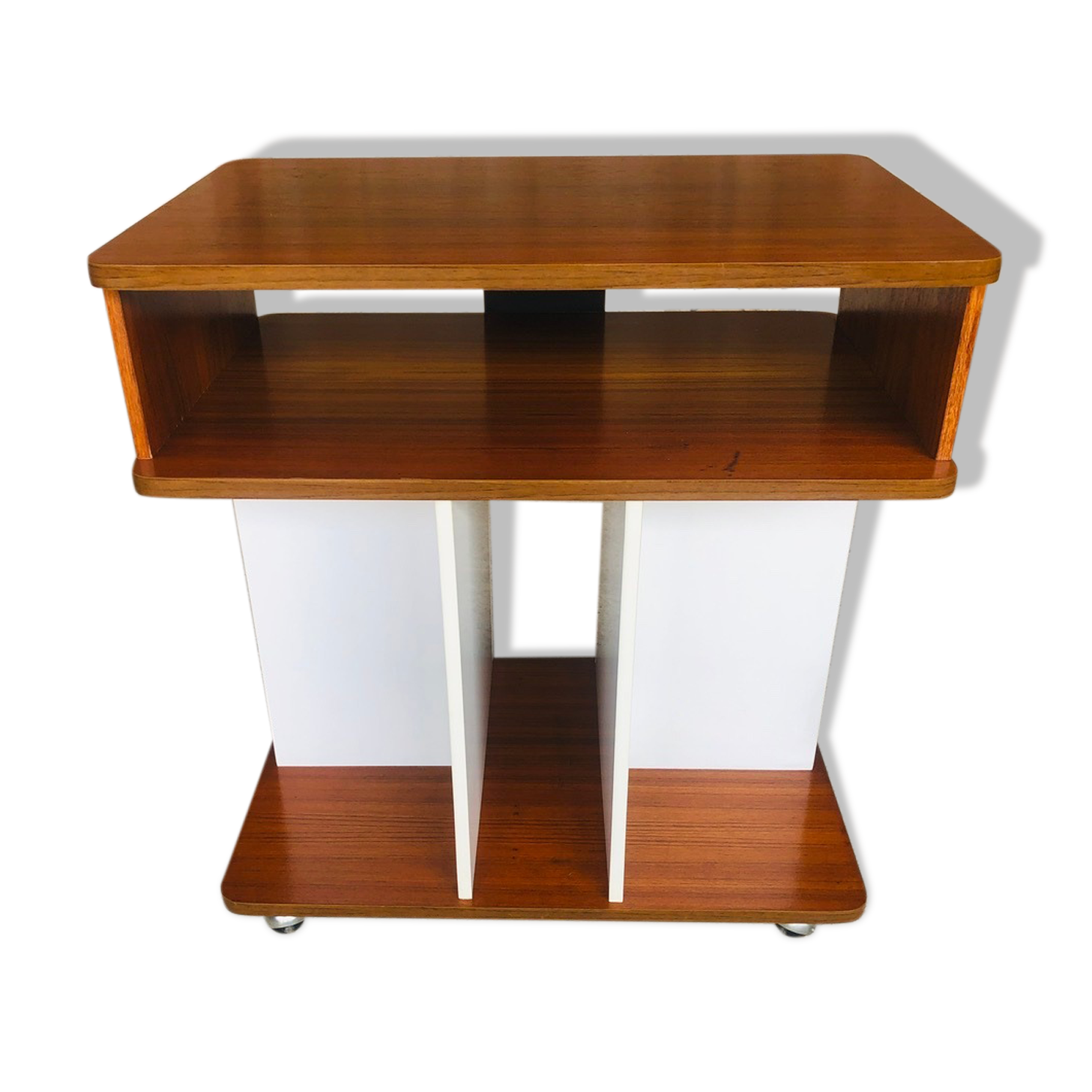 Stereo hi-fi stand / teak tv circa 70/80