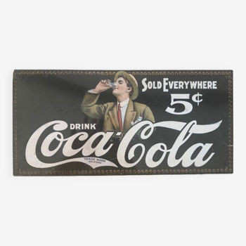 Plaque métallique Coca-Cola