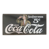 Plaque métallique Coca-Cola