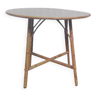 Vintage rattan table