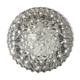 Plafonnier rond en verre bullé vintage années 60-70