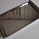 Plateau miroir métal chromé vintage