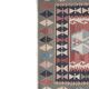 Vintage Turkish kilim, handwoven, 142x220 cm.