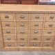 Seed trader's furniture with 20 fir drawers