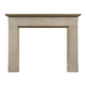 English Bath stone fireplace in the nineteenth century Gothic Revival style