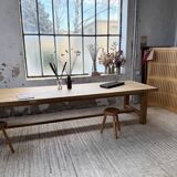 XXL solid oak farmhouse table 3.5m