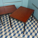 Pull out tables by Pierre Guariche for Meurop