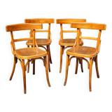 4 Fischel Wissembourg bistro chairs from the 1930s
