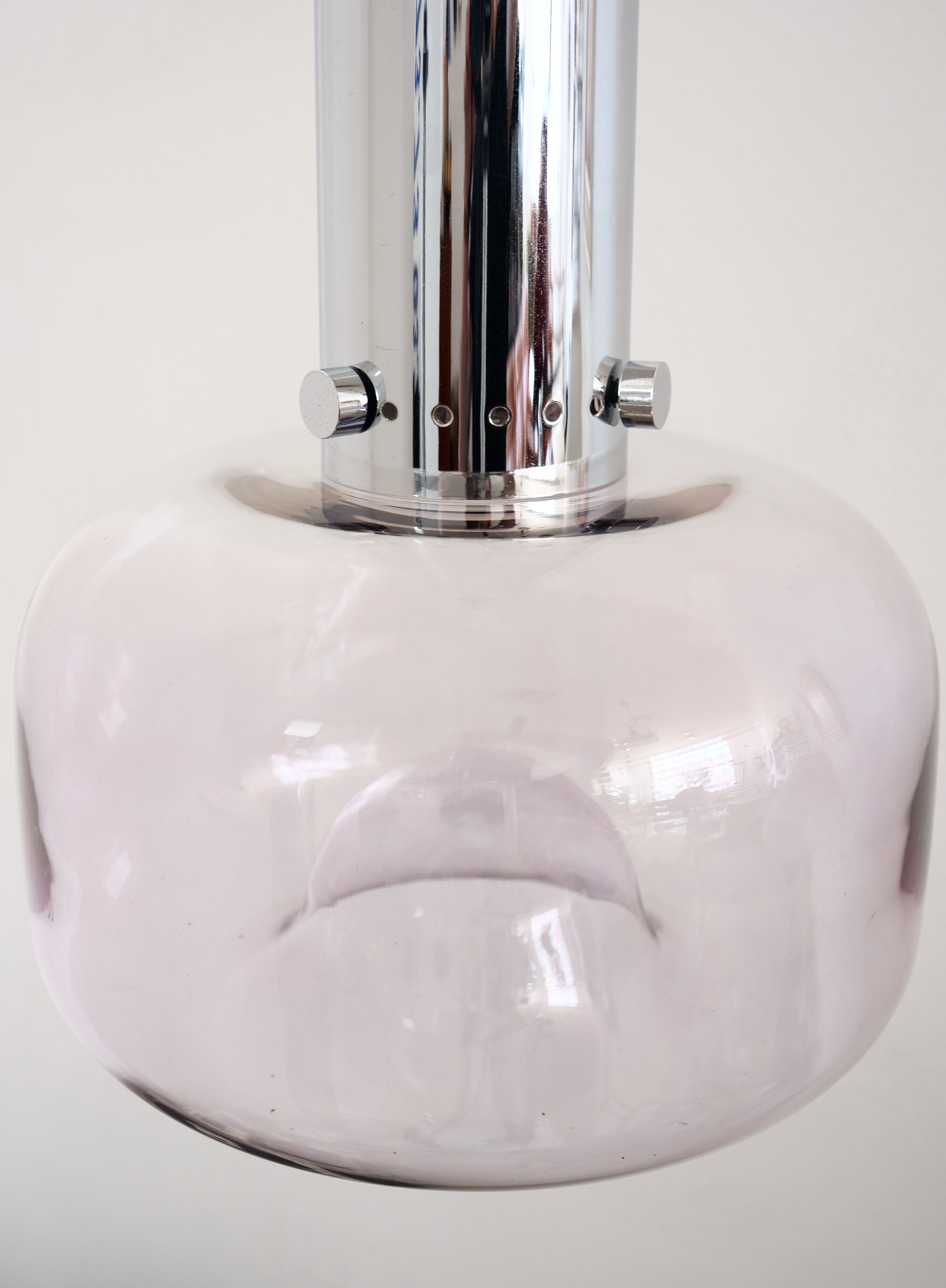 Organically shaped suspension glashütte limburg 1970