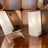 Set of 8 space age plexiglass wall lights - space age wall light 1960