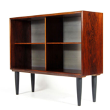 Modern Danish vintage retro rosewood library