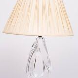 Daum France Crystal Glass table lamp 1965