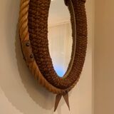 Rope mirror by Adrien Audoux & Frida Minet