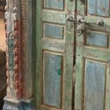 Ancienne porte indienne piece et patine d"origine