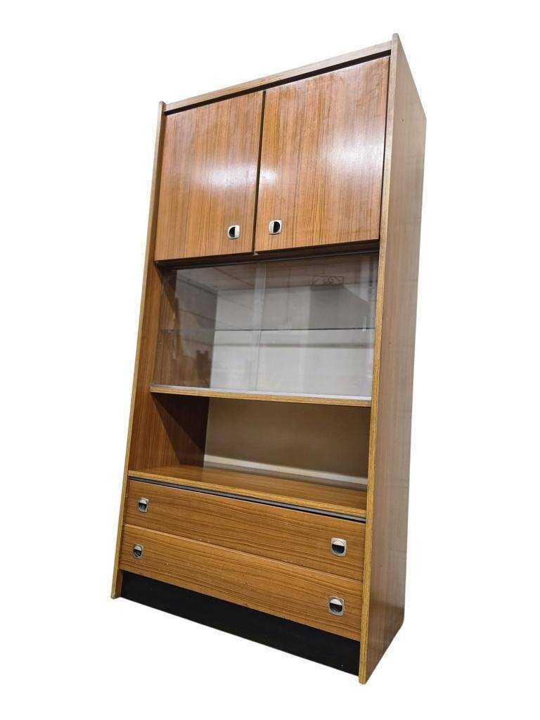 Vintage wooden display cabinet/bookcase.
