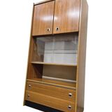 Vintage wooden display cabinet/bookcase.