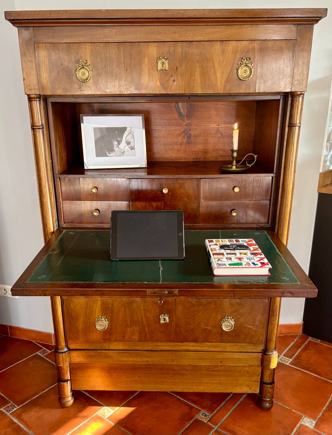 Secrétaire Empire en noyer