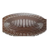 Plat en verre vintage