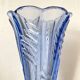 Antique blue cornet vase 27 cm
