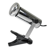 1980s Chrome Metal Clip-On Spotlight