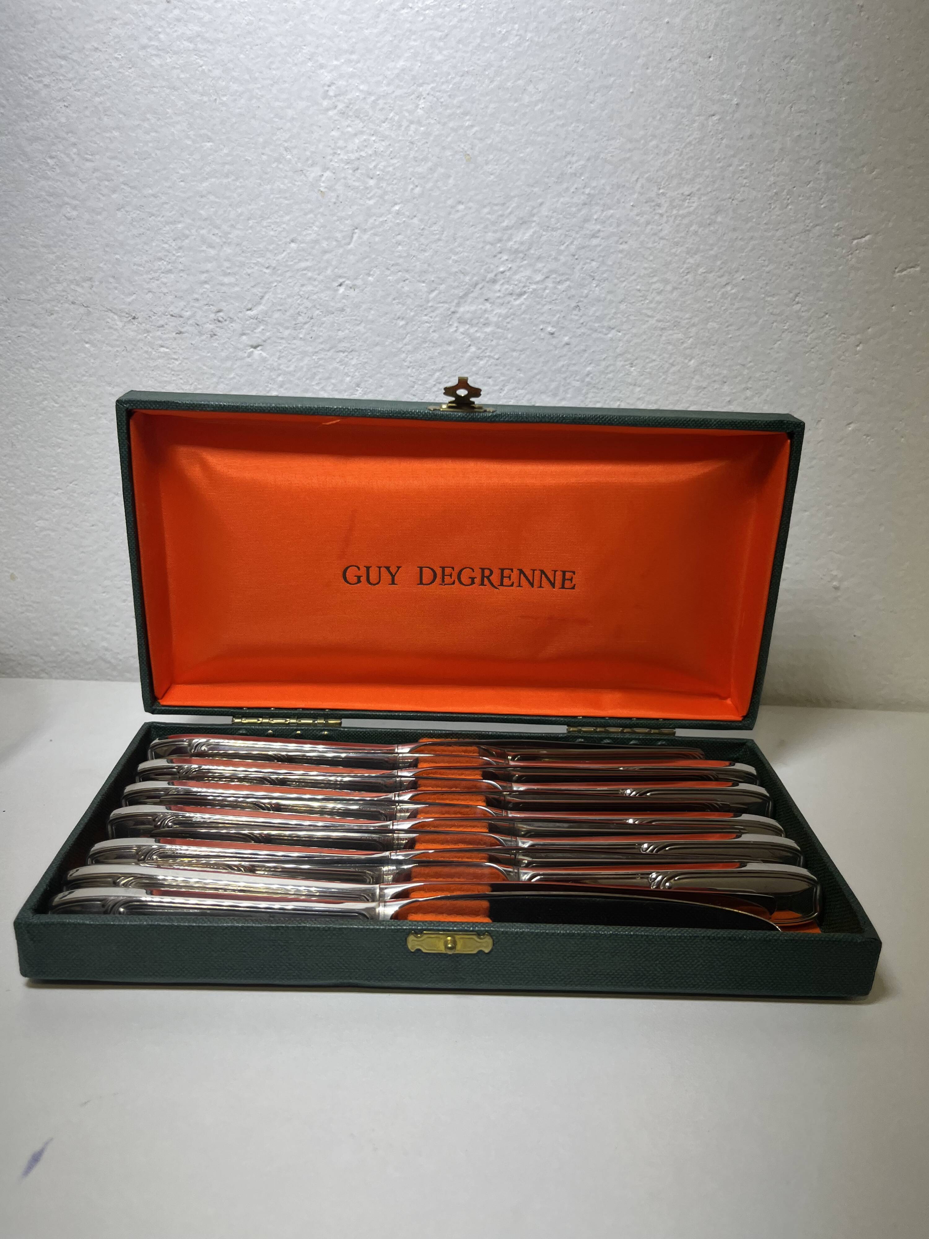 Box of 12 Guy Degrenne knives