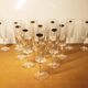Ensemble de 12 flûtes à champagne, modèle “Versailles”, Cristal d’arques, 70’s.