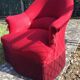 Red toad armchair