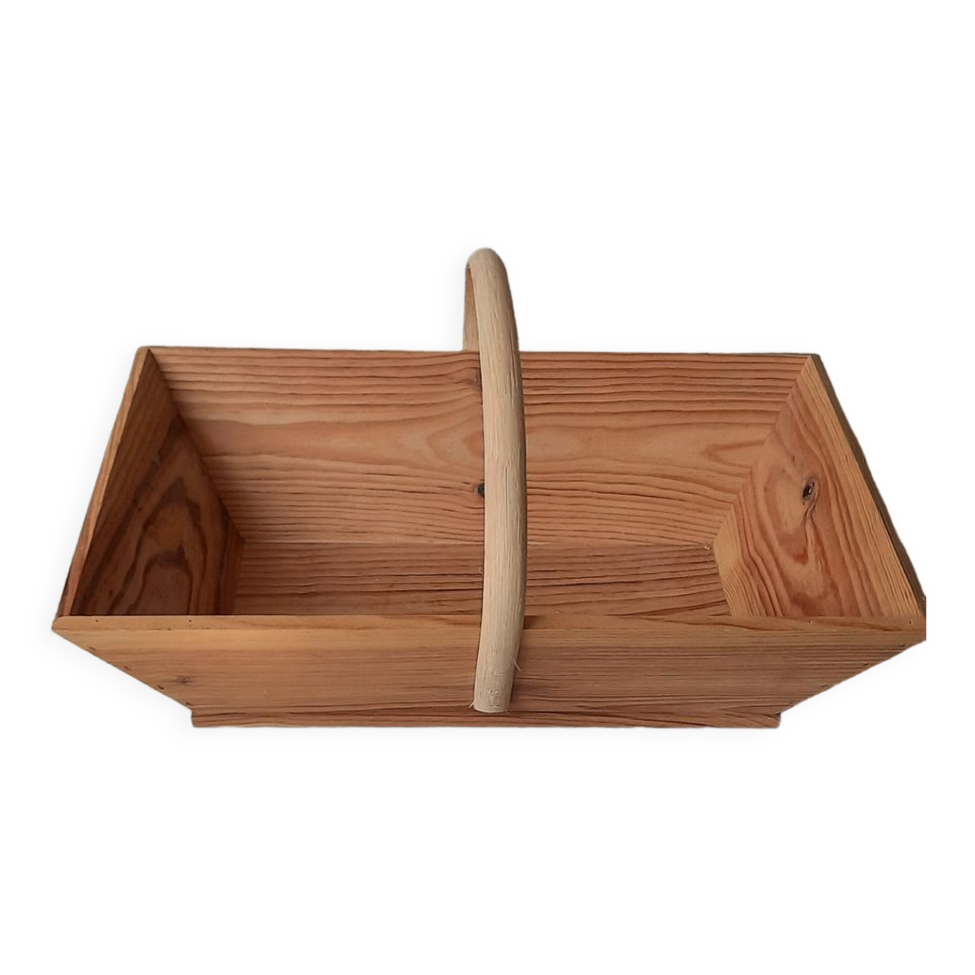 Wooden picking basket