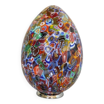 Contemporary Murano Glass Style Venetian Multicolored Millefiori Murrine Table Lamp