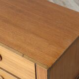 Vintage low teak sideboard, 1970