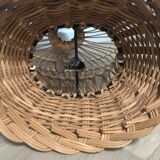 Wicker rattan bust mannequin