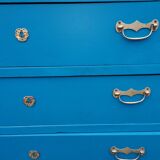 Commode bleu canard