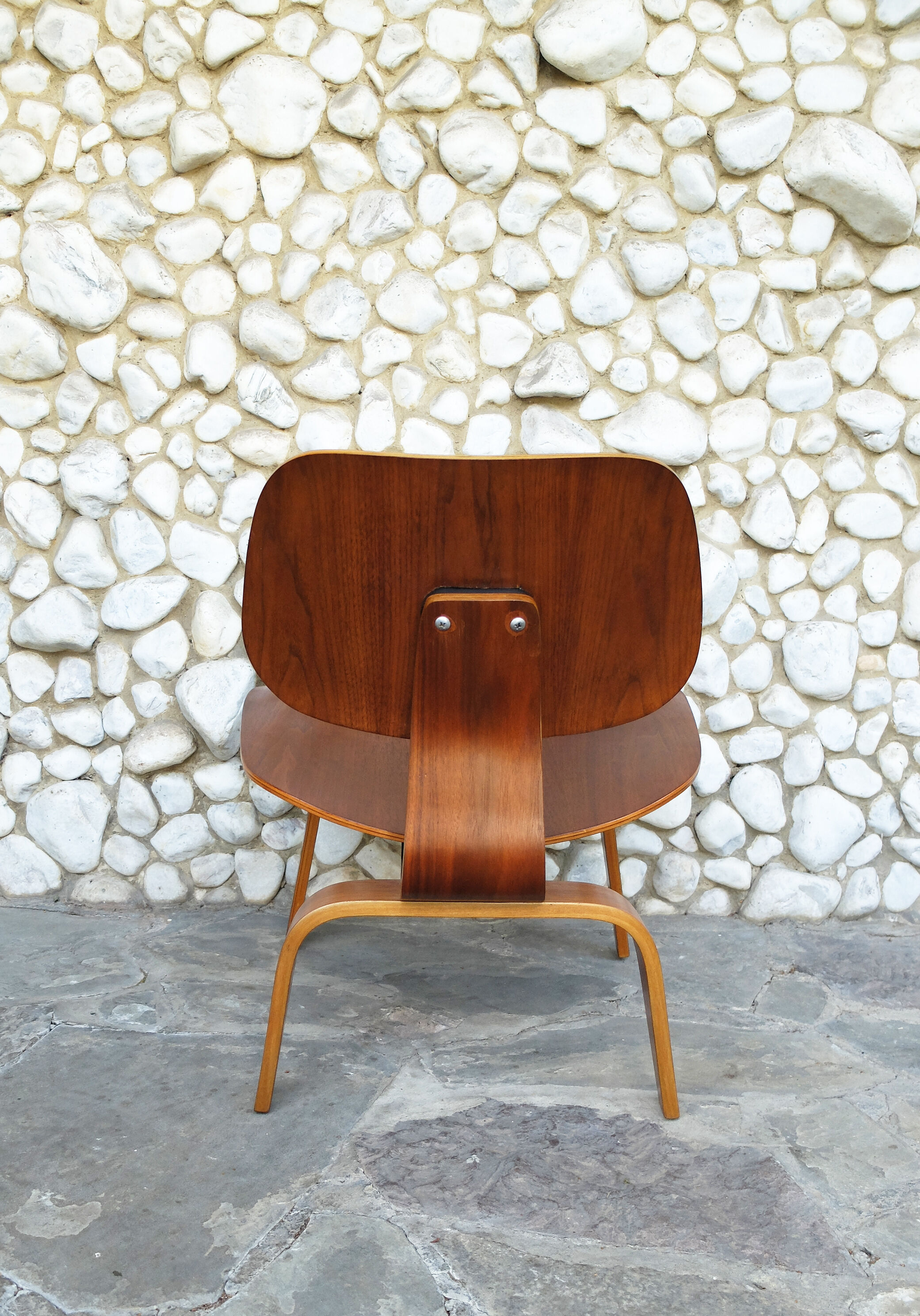 LCW Lounge Chair Walnut by Charles and Ray Eames for Evans / Herman Miller, 1948-49
