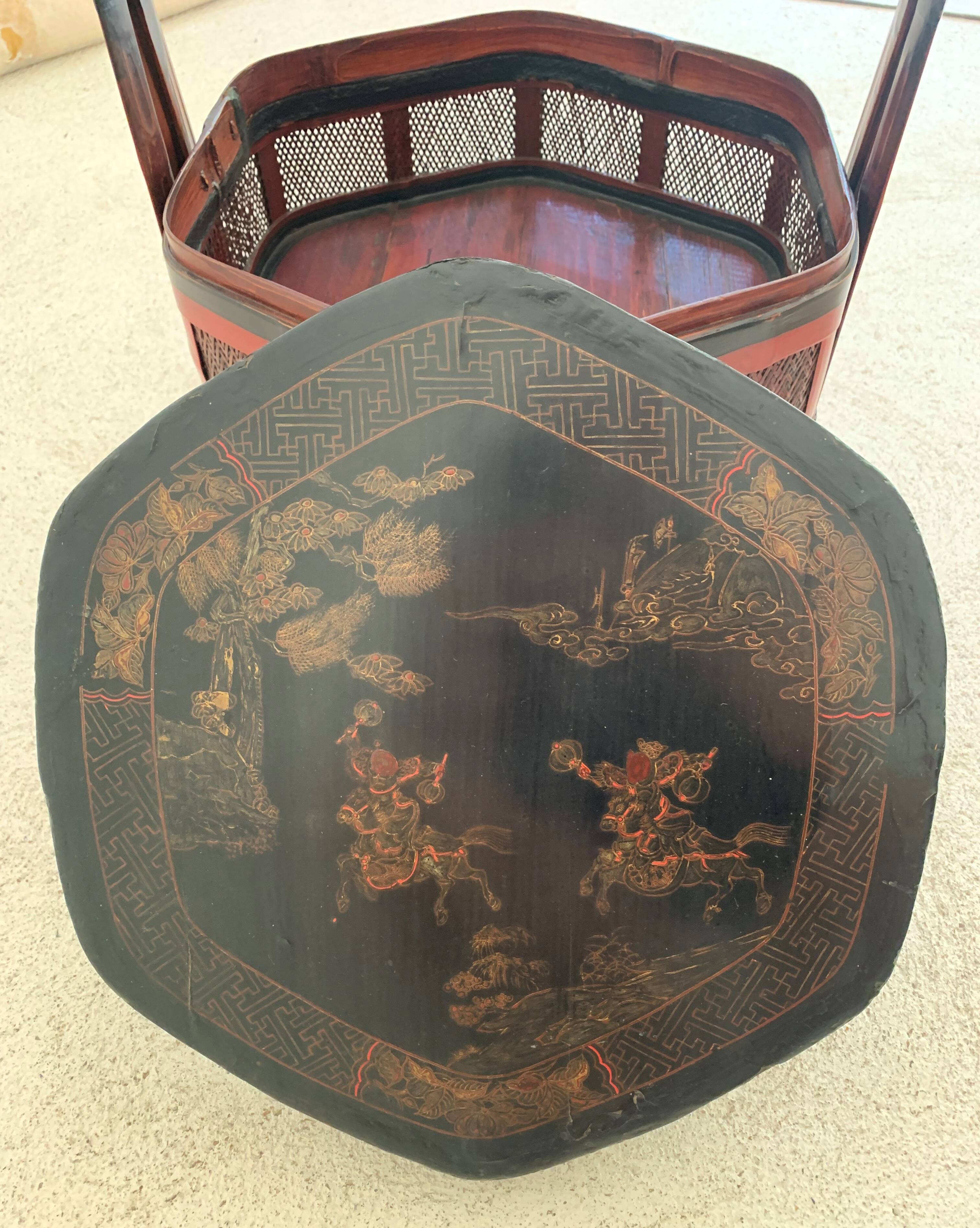 Chinese bamboo basket