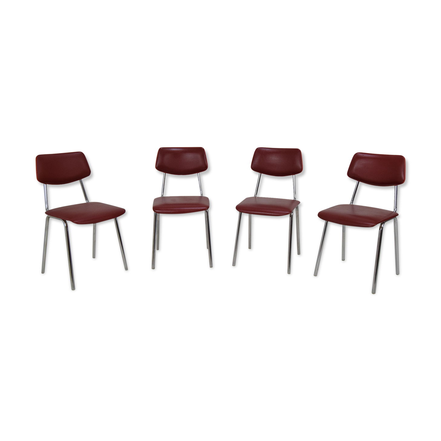 Set of four chairs, Czechoslovakia, 1970s.