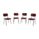 Set of four chairs, Czechoslovakia, 1970s.