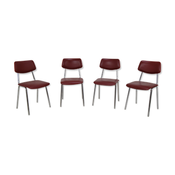 Set of four chairs, Czechoslovakia, 1970s.