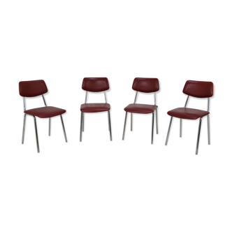 Set of four chairs, Czechoslovakia, 1970s.