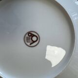Assiettes à poisson en porcelaine