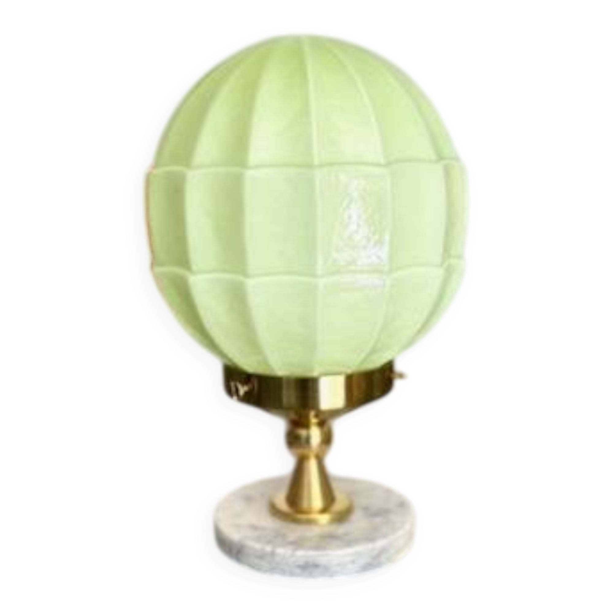 Art Deco lamp in uraline