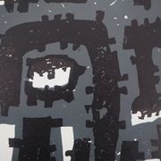 Raoul ubac: composition - original woodcut
