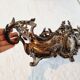 Late 19th century plated bronze planter, Louis XV style rocaille decoration