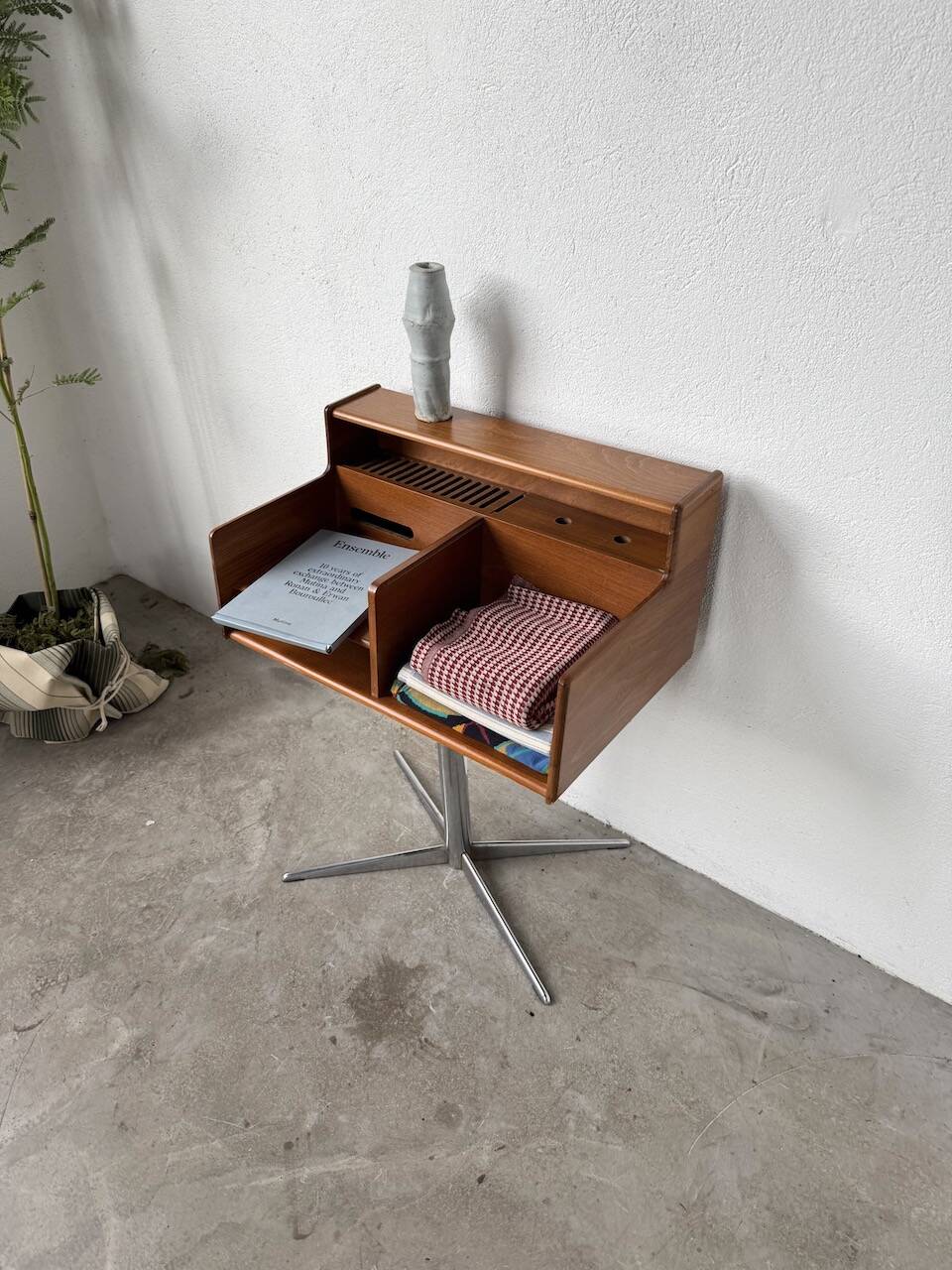 Meuble console ou petit bureau Fimsa Roma Italy teck