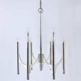 Mid-Century Lustre Gaetano Sciolari Sirius Silvered, Lightolier, Italy