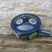 Vintage Marmite or earthenware soup tureen from Alsace.