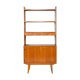Bibliothèque vintage avec compartiment de rangement