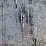 Minimalist monochrome abstract painting white