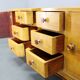 Pair of 1940s Czechoslovak Art Deco nightstands with painted maple imitation finish