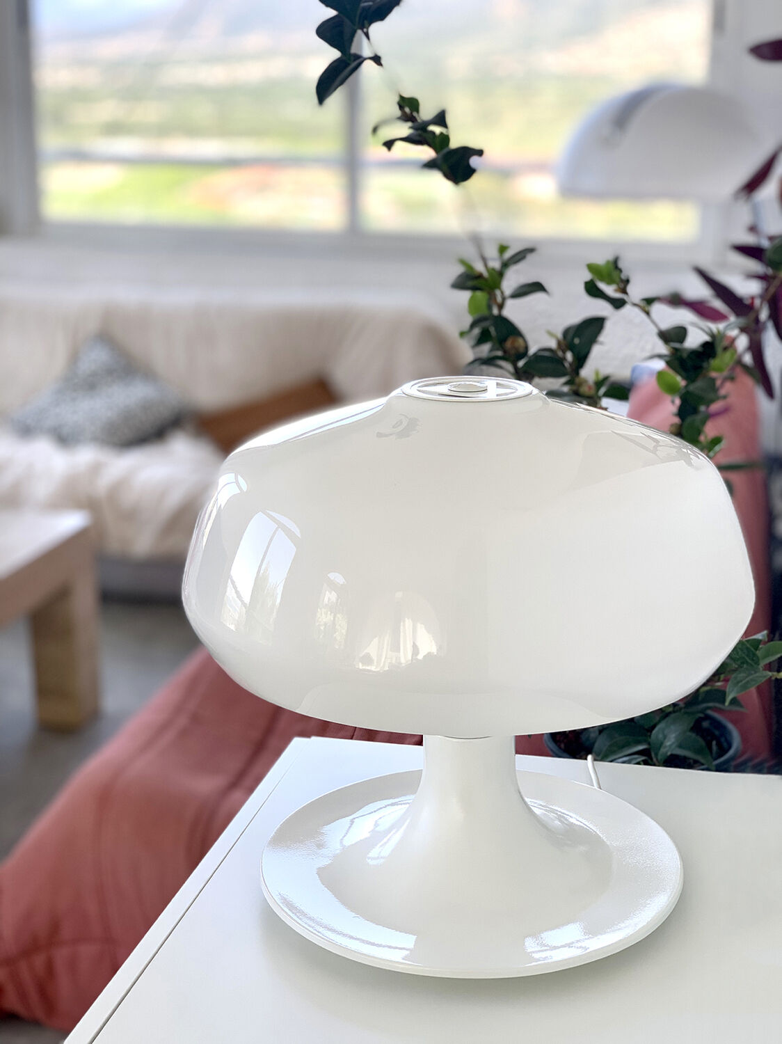 "Mushroom" lamp by Miguel Milá for Tramo