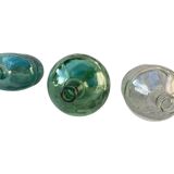 3 dame jeanne bouteille collection vert vintage